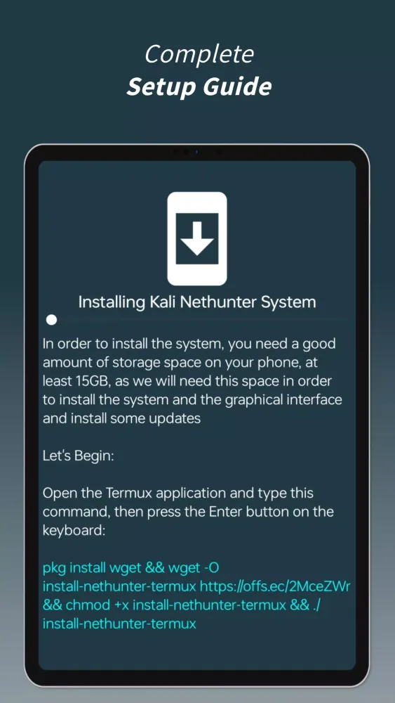 Kali NetHunter Tutorials应用截图