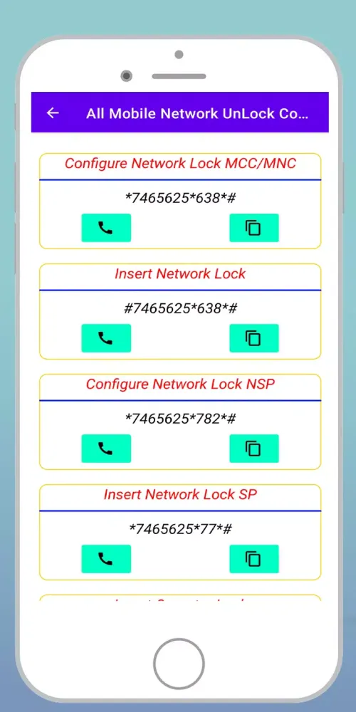 All Sim Network Code 스크린샷