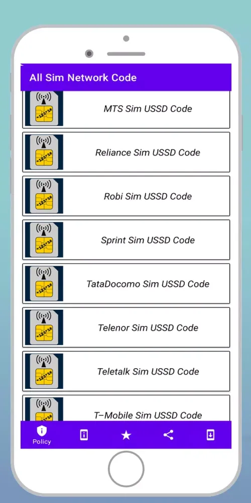 All Sim Network Code 스크린샷