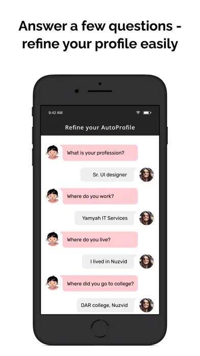 Скриншоты AutoProfile: Personal Profiles