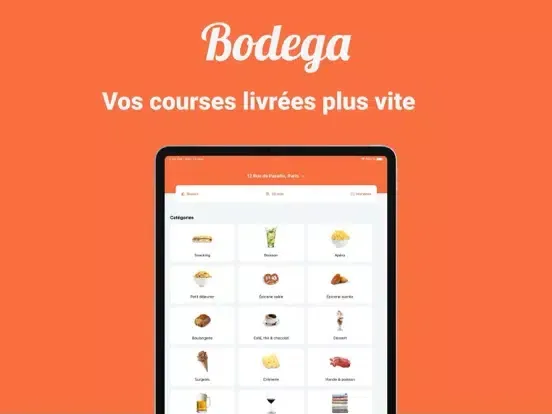 Bodega - Livraison de courses iPad  স্ক্রিনশট