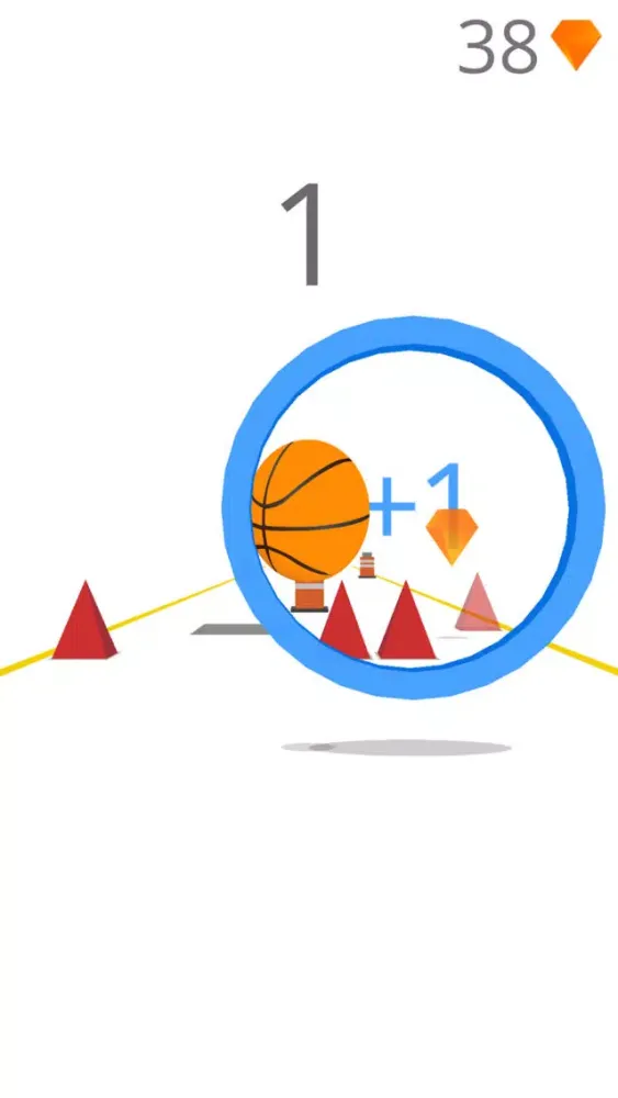 Jumpy Hoops : Addictive Gameplay Ekran Görüntüleri