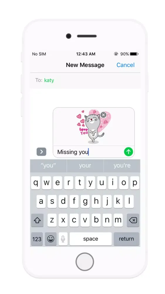 Ảnh chụp màn hình của Kitty Emotions