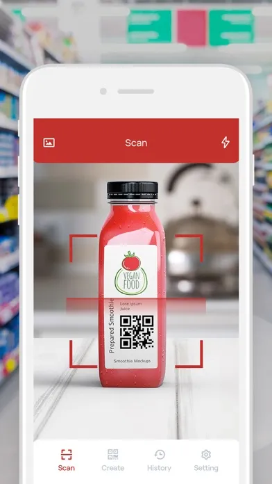 Captures d'écran de QR Code Photo Scanner