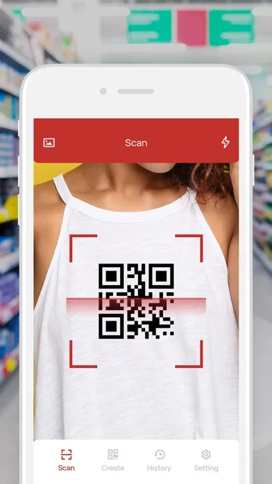 Captures d'écran de QR Code Photo Scanner
