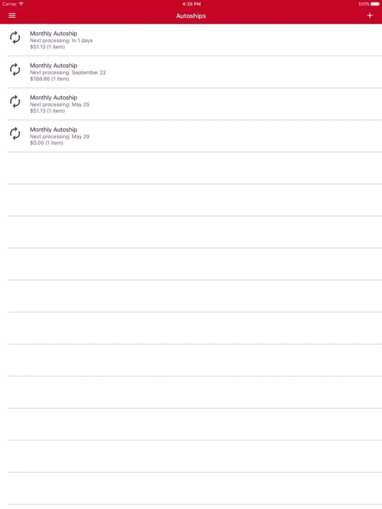 Скриншоты Bode Pro Shopping iPad 