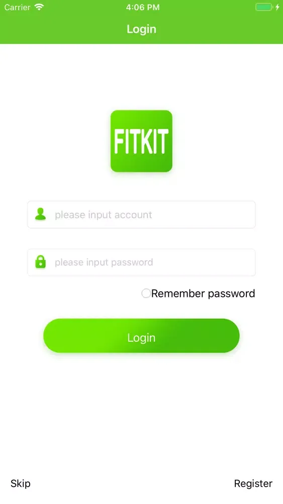 Screenshot di FitKit