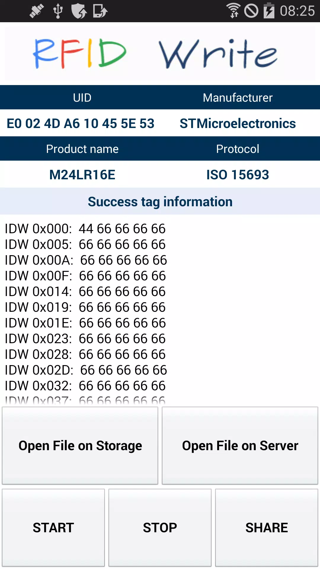 RFID Insight Screenshots