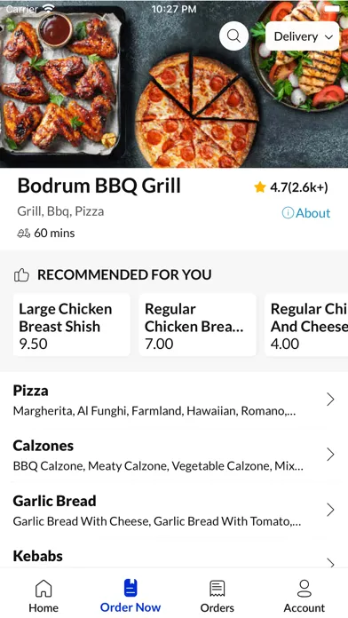 Captures d'écran de Bodrum BBQ Grill Mansfield.