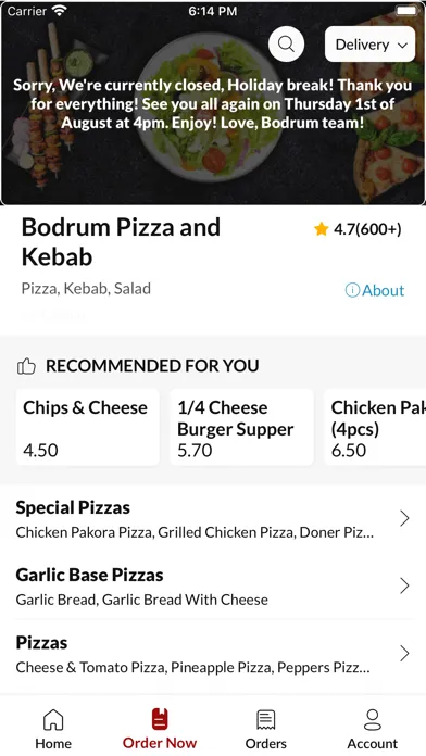 Скриншоты Bodrum Pizza and Kebab