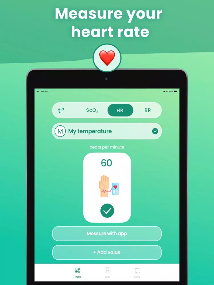 Body Temperature : Thermometer iPad  스크린샷