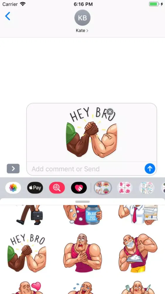 Bodybuilder Emojis स्क्रीनशॉट