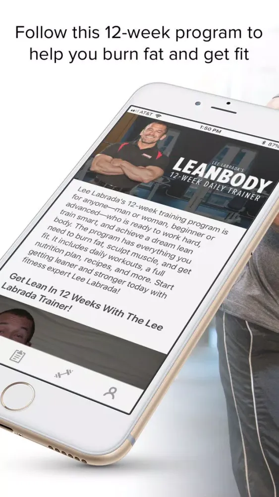Tangkapan skrin Lean Body with Lee Labrada