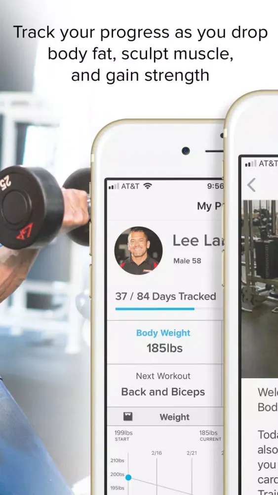 Tangkapan skrin Lean Body with Lee Labrada