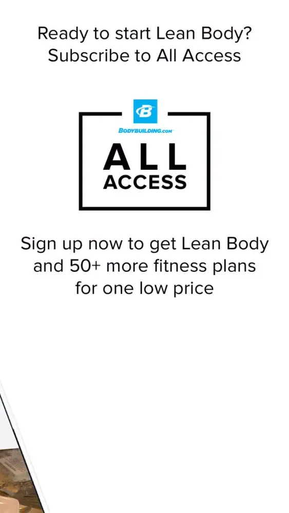 Tangkapan skrin Lean Body with Lee Labrada