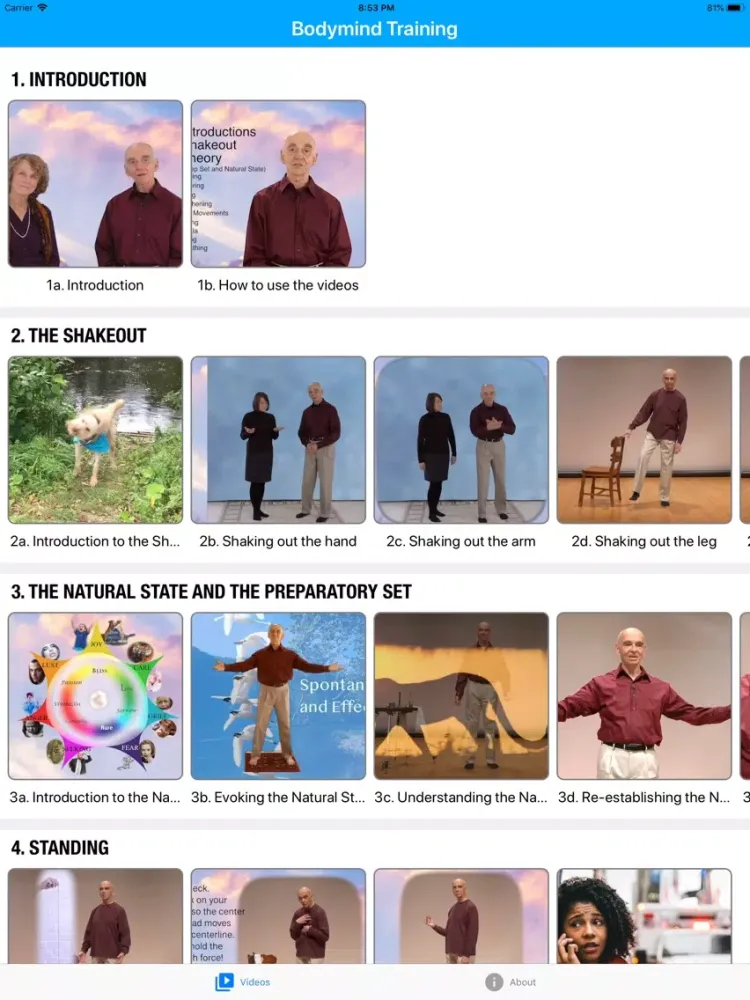 Capturas de pantalla de Bodymind Science Training iPad 