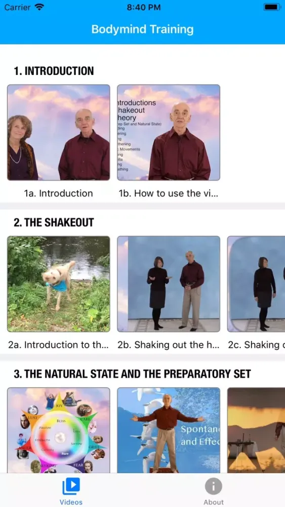 Capturas de pantalla de Bodymind Science Training