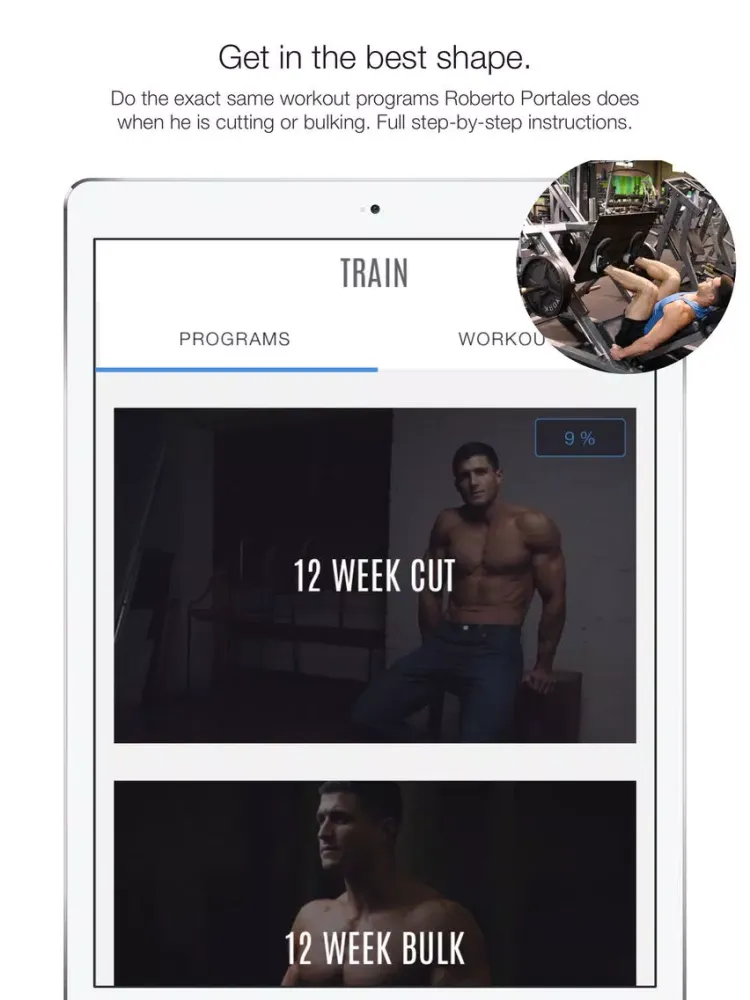 Captures d'écran de RJPORTALES Fitness iPad 