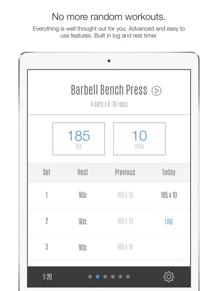 Captures d'écran de RJPORTALES Fitness iPad 