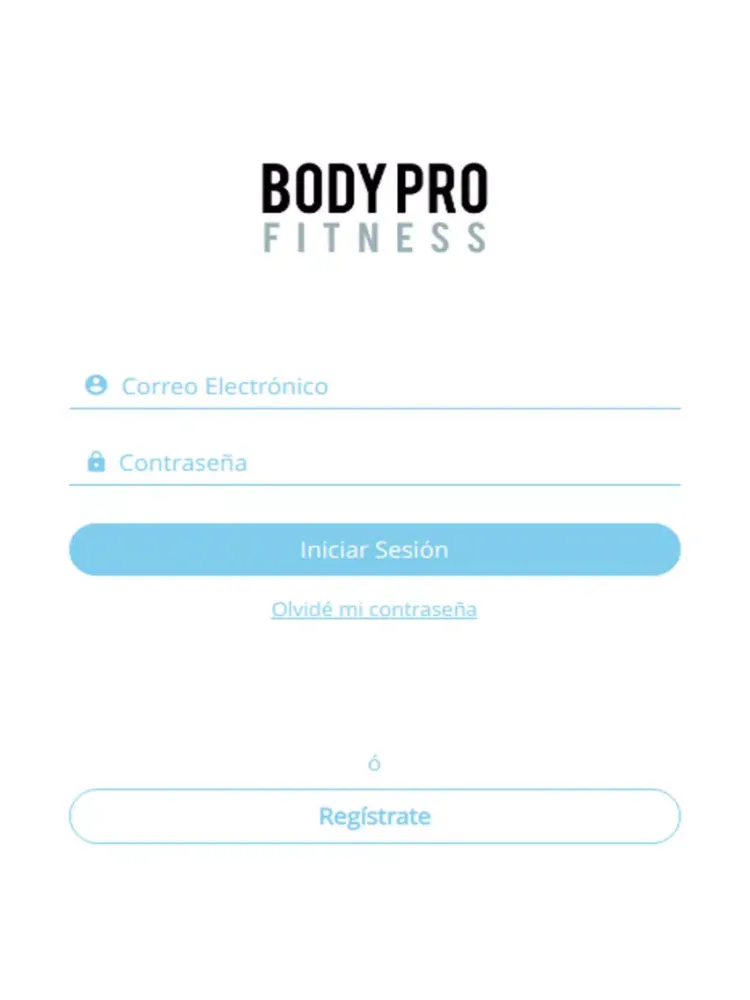 Tangkapan layar Body Pro Fitness iPad 