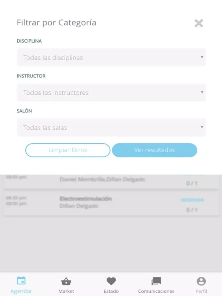 Tangkapan layar Body Pro Fitness iPad 