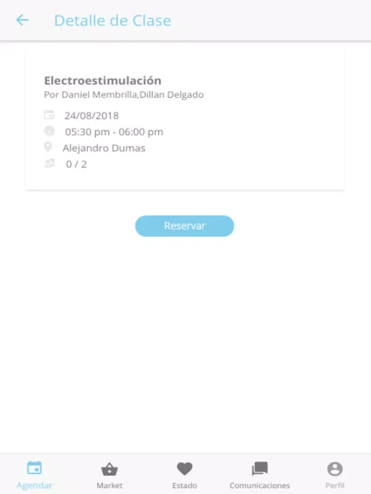 Tangkapan layar Body Pro Fitness iPad 