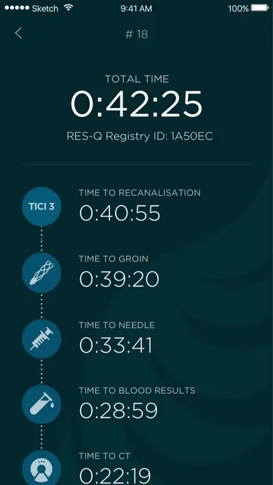 Captures d'écran de Angels Stopwatch
