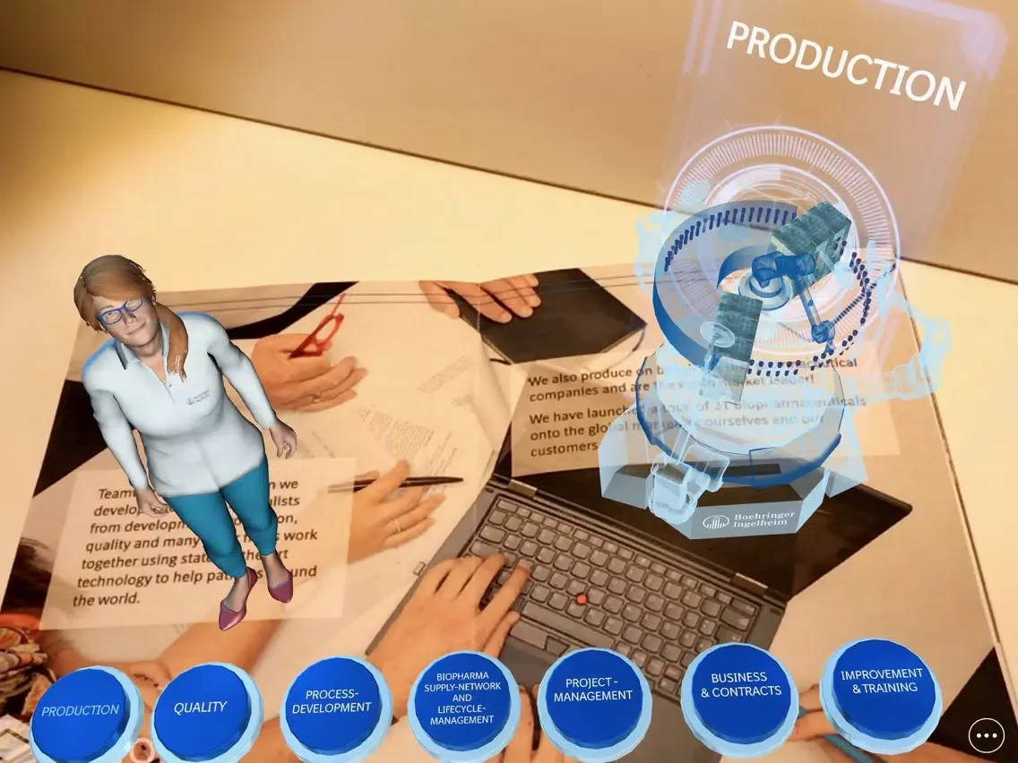 Boehringer Ingelheim AR iPad  Screenshots