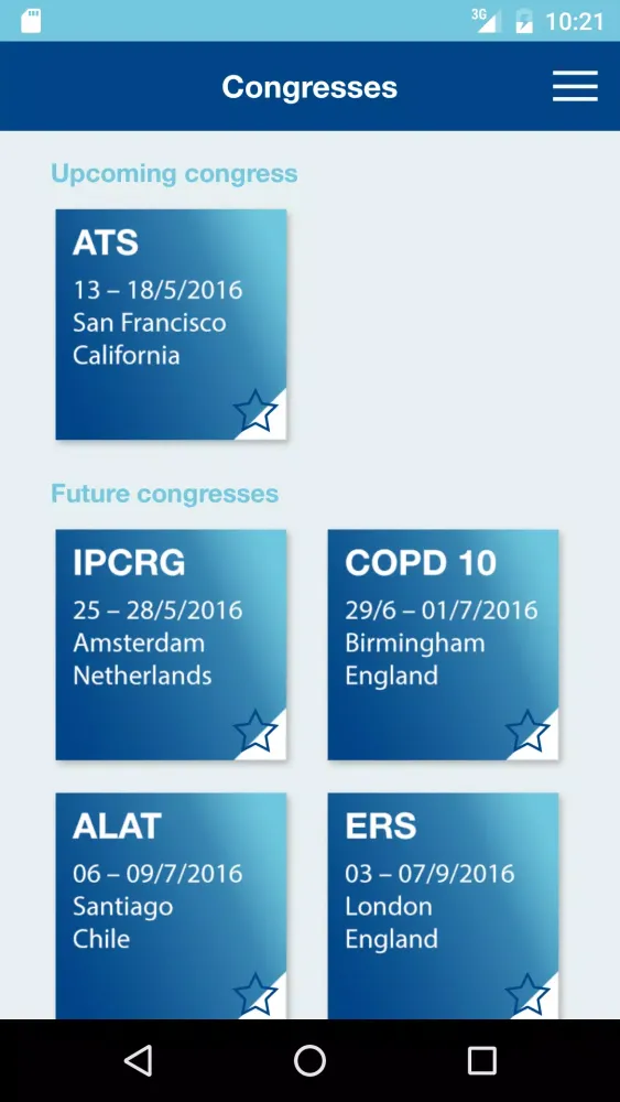 COPD Congress Screenshots