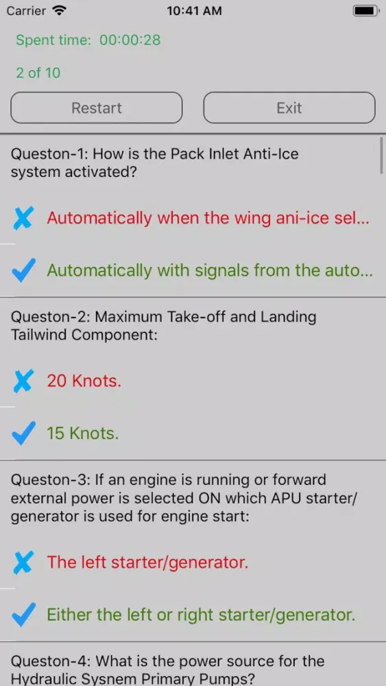 Boeing 787 Exam Pass Screenshots