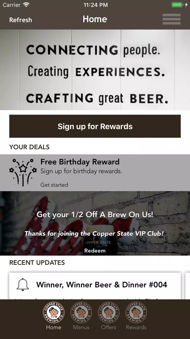 Copper State Brewing Co. 스크린샷