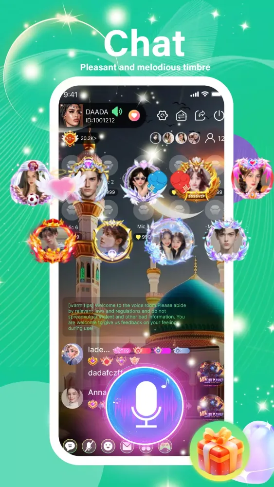 HiBO - Group Voice Chat Screenshots