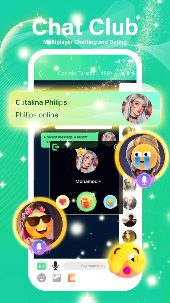 HiBO - Group Voice Chat Screenshots