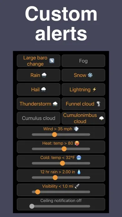 WeatherMinder স্ক্রিনশট