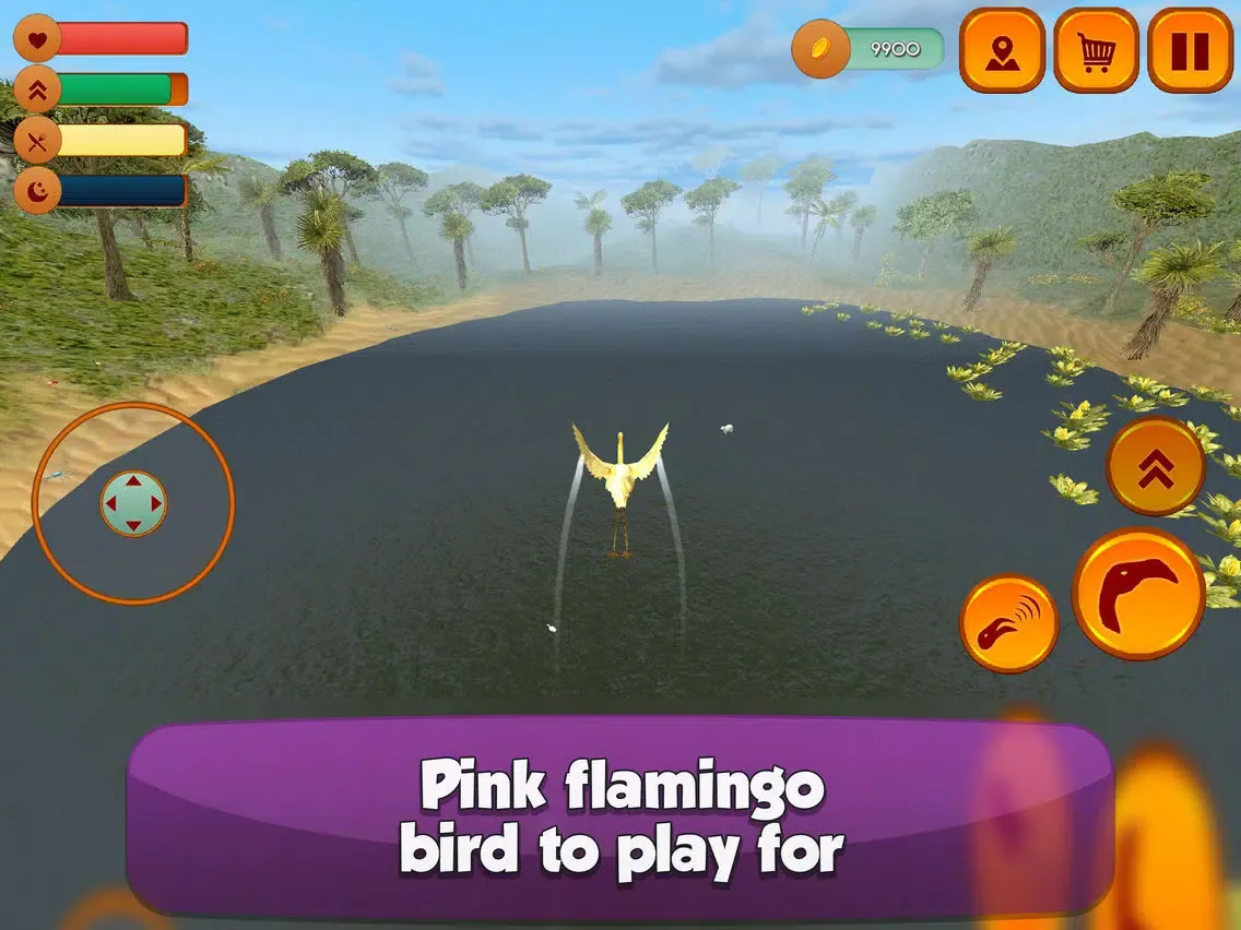 Capturas de pantalla de Wild Pink Flamingo Sim iPad 