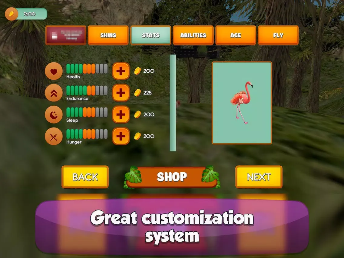 Capturas de pantalla de Wild Pink Flamingo Sim iPad 