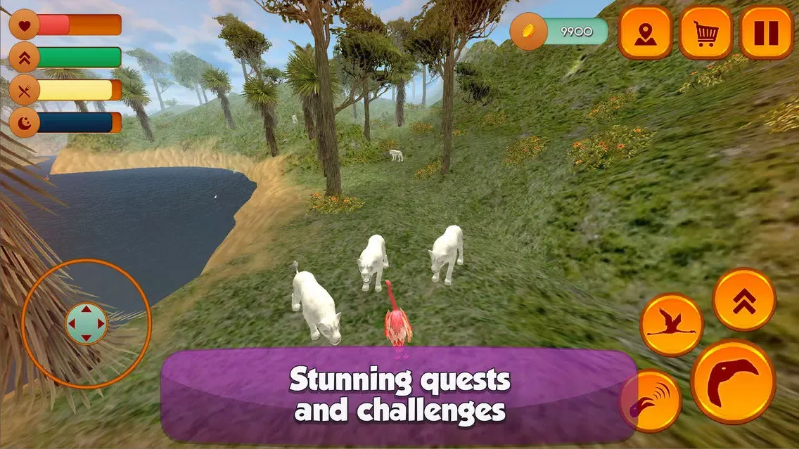 Capturas de pantalla de Wild Pink Flamingo Sim