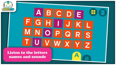 Captures d'écran de Bogga Alphabet