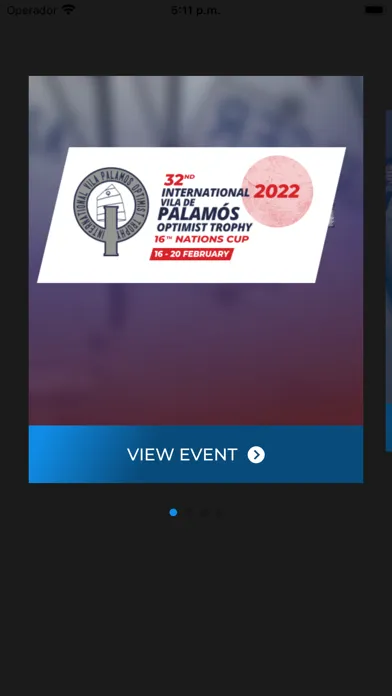 Ảnh chụp màn hình của Palamós Optimist Trophy