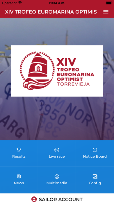 Tangkapan layar Torrevieja Optimist Trophy