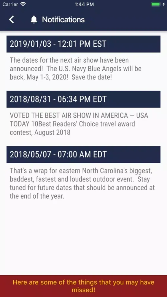 Cherry Point Air Show 스크린샷