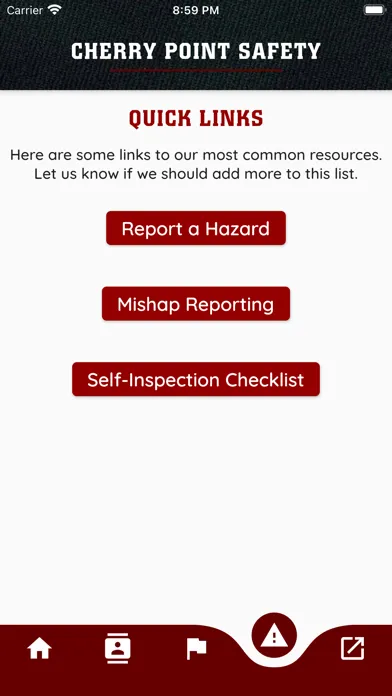 Capturas de pantalla de Cherry Point Safety