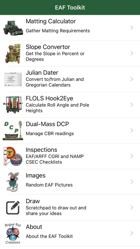 Capturas de pantalla de EAF Toolkit
