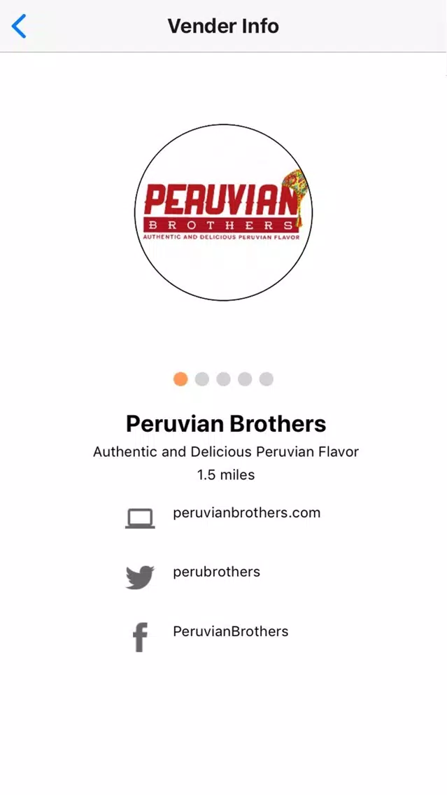 Capturas de tela do Boheme Food Truck Finder