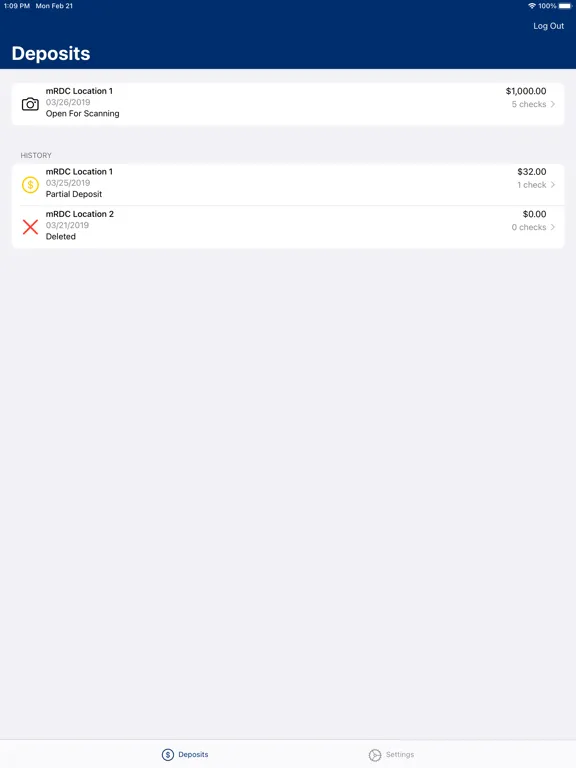 Commercial Deposit - West Pac iPad Screenshots