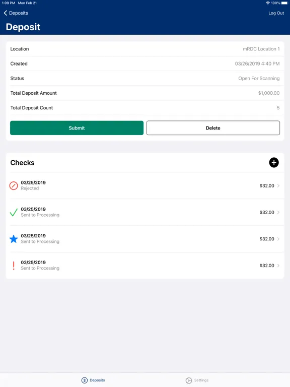 Commercial Deposit - West Pac iPad Screenshots