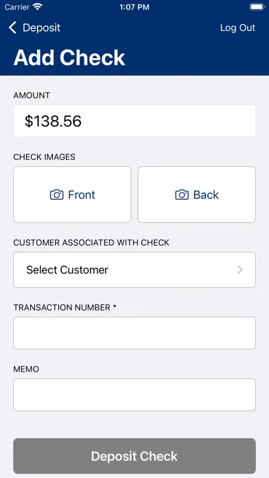 Commercial Deposit - West Pac Screenshots
