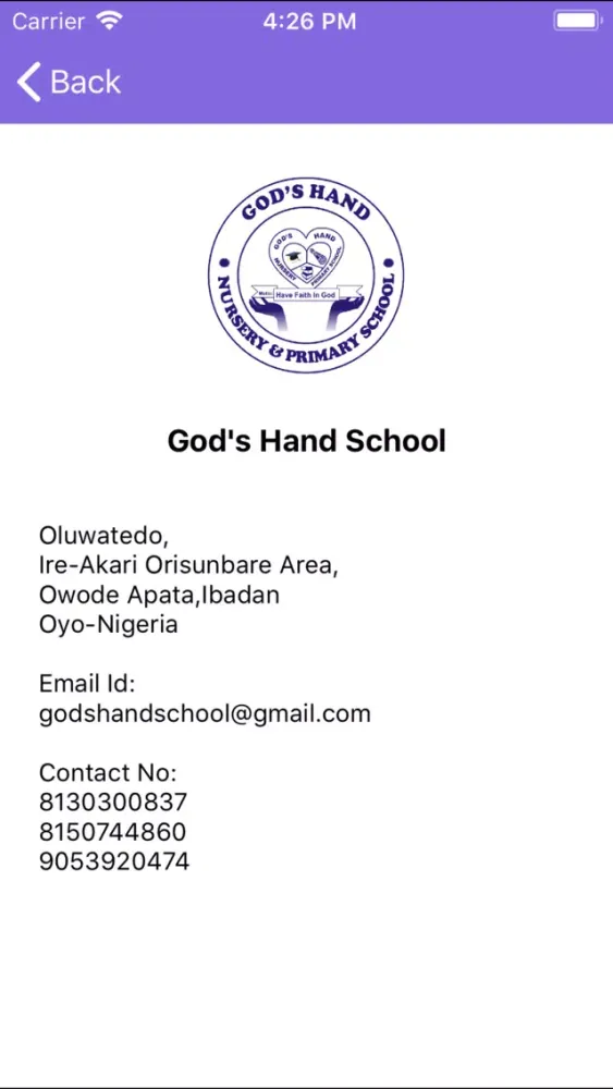 God's Hand School स्क्रीनशॉट
