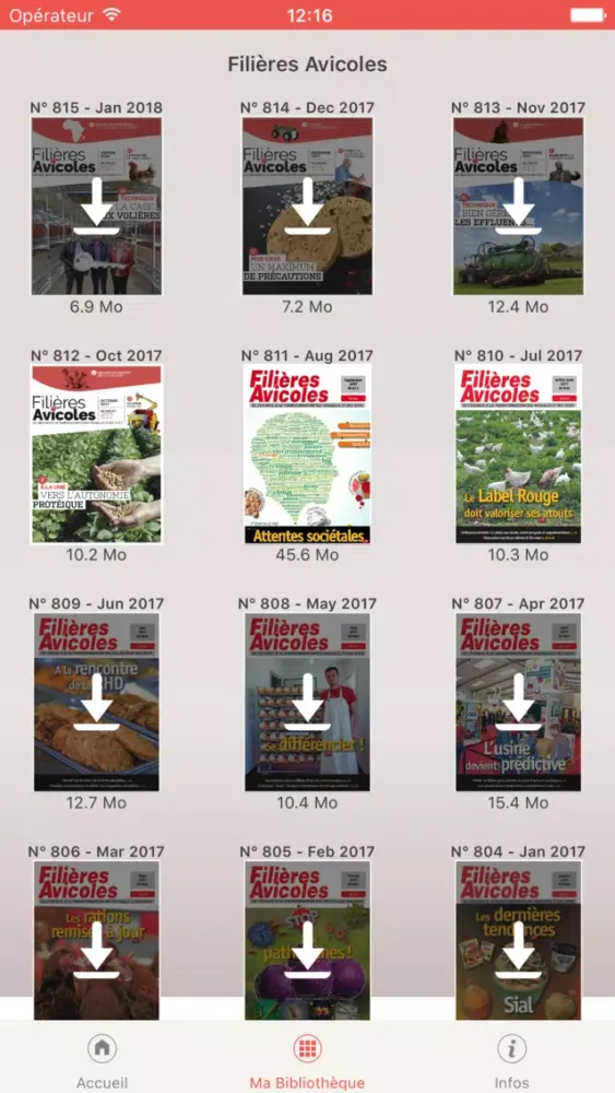 Captures d'écran de Filières Avicoles