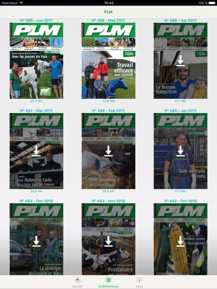 PLM Magazine iPad 应用截图